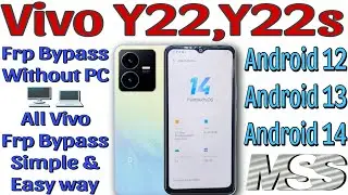 Vivo Y22 Frp Bypass Android 13 | Vivo Y22 Frp Bypass Android 14 | Vivo Y22 Frp Bypass 2024 |