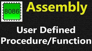 Defining and Using Procedures , CALL and RET |  How to use Procedures in assembly | Custom Procedure