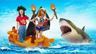 Видео с куклами - Морское Путешествие Барби и Кена! – Новые игры для девочек одевалки.