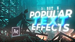 Popular TikTok Text Effects | After Effects Tutorial