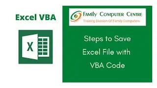 Excel VBA Tutorial | Steps to Save Excel file with VBA Code