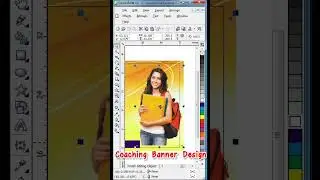 flex Banner design in CorelDRAW #shorts #short #tranding 🔥🔥😱