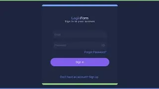 Responsive Login Page Using HTML CSS & JS | Step-by-Step Guide | devRasen | Create A Login Page