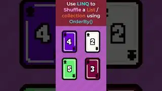 You can Shuffle List in Unity using LINQ
