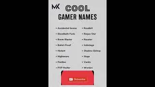 🎮Gamer's Name