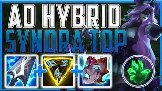 THIS SYNDRA BUILD IS SUPER FUN AND DOES DECENT LATE GAME DAMAGE?! - AD Syndra Top | Season 14 LoL