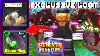 *Quick Guide* How to Find All Easter Egg Locations + RING  | Elemental Dungeons Update