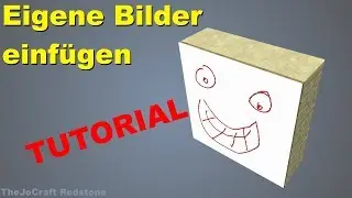 EIGENE BILDER in MINECRAFT EINFÜGEN | Ohne Texturepack | Tutorial