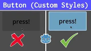 Create Custom Button in Godot 4 in Hindi | How to use Custom Styles in Godot 4