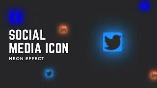 How to make CSS Neon Icons for Beginners using HTML and CSS | CSS Neon Effect