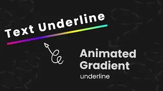 CSS Animated Gradient Underline on Hover |  CSS Hover Effect | CSS Text Effect