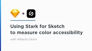 Using Stark for Sketch to measure color accessibility