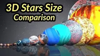 3D | Stars size comparison