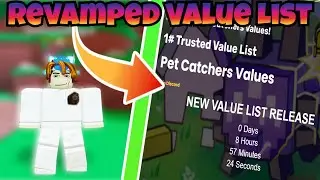 We Are Making A New Revamped Value List! | Roblox Pet Catchers