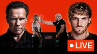 Logan Paul & Arnold Schwarzenegger | Slap Fighting Championship (Official Live Stream)