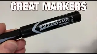 Marks-a-lot Avery Permanent Marker, Regular Chisel Tip