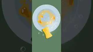 I never thought that cleaning this plate is satisfying #asmr #gameplay #relaxinggames #satisfying