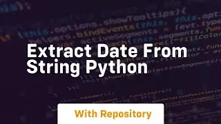 extract date from string python