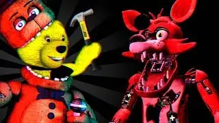 FNAF ПОЧИНКА ФОКСИ и ФНАФ ПЛЕЙ ЗАЛЕЗ в КОСТЮМ ФРЕДДИ в МЕНЮ ИГРЫ FNAF 8 VR HELP WANTED !!!