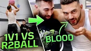 1v1 Against R2Bball (Ryan Razooky) | IT GOT BLOODY...