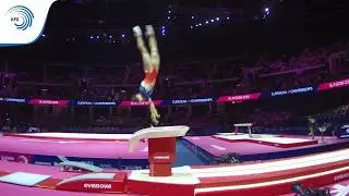 Nica IVANUS (ROU) - 2018 Artistic Gymnastics Europeans, qualification vault