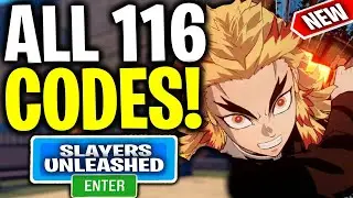 ALL 116 *WORKING* CODES FOR SLAYERS UNLEASHED ROBLOX NOVEMBER  2021 | SLAYERS UNLEASHED CODES 2021