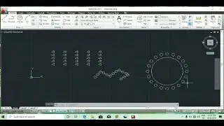 Array command in autocad. how to use array command in autocad