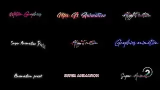 Text Animation Preset For Alight Motion | Alight Motion Text Animation Preset | Text Effect XML File