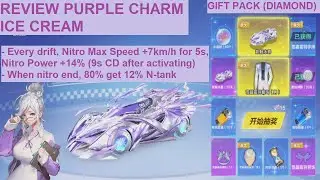 Reviewing Gift Pack Diamond N-tank Car - Purple Ice Lord 【QQ Speed Mobile】