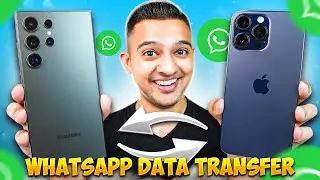 Best Trick to Transfer WhatsApp from Android to iPhone Using Google Drive | No Factory Reset ! 🔥