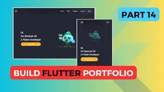 [Part 14] Flutter Web Tutorial - Build Portfolio Website in Flutter #flutterweb