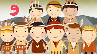 TEN LITTLE INDIANS | Educational Song