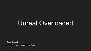 Unreal Overloaded -  Soft and Hard References - Primary Assets #NotGDC