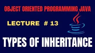 Type of Inheritance | Type of Inheritance in Java Examples | Object Oriented Programming Java