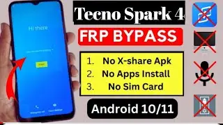 Tecno Spark 4 Google Account Bypass | Tecno KC2 Frp Bypass | Without Pc | Android 10