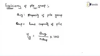 Efficiency of Pile group | Deep Foundation | Geotechnical Engineering - GATE