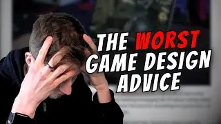 the worst game design advice I have ever heard...