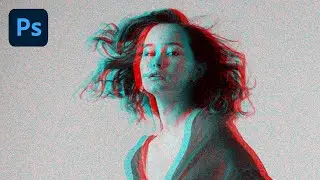 How to Create a Portrait Split Color Glitch Effect in Photoshop | Photoshop Tutorial