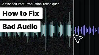 Advanced Audio Repair for Final Cut and Adobe Audition