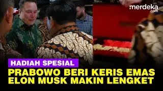 Keris Emas untuk Elon Musk, Oleh-Oleh dari Prabowo Agar Hubungan Makin Lengket