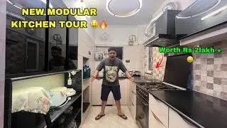 NEW MODULAR KITCHEN TOUR 🤑🔥 || Harman Vlogs