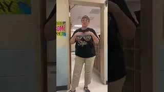 Teachers before and after the first day of school!