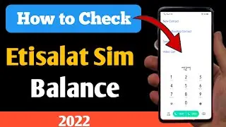 how to check etisalat balance