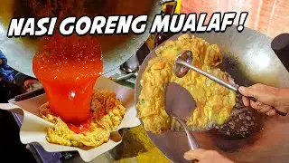 TELORNYA TEBEL BANGET DAN GEROBAKNYA DARI TAHUN 91 JUALAN TERNYATA SEORANG MUALAF!