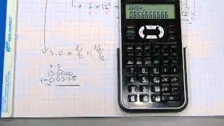 Convert feet-inches to decimal inches