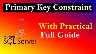 Primary Key  | SQL Tutorial for beginners