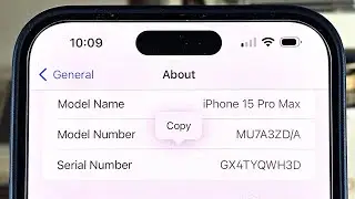 How To Check Serial Number in iPhone 15 Pro Max