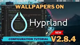 Set up wallpapers on HYPRLAND. With swww and hyprpaper. Switch between both with ML4W Dotfiles 2.8.4