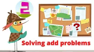 Add word problems / Solving add problems for First grade  / Solving addition word problems ￼