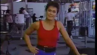 Bodybuilder Jan Snyder Demonstrates Her 1987 Chest Workout